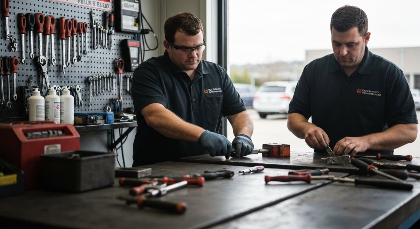 automotive locksmith illustrating Locksmith in Watauga TX: Mobile Key Cutting & Programming