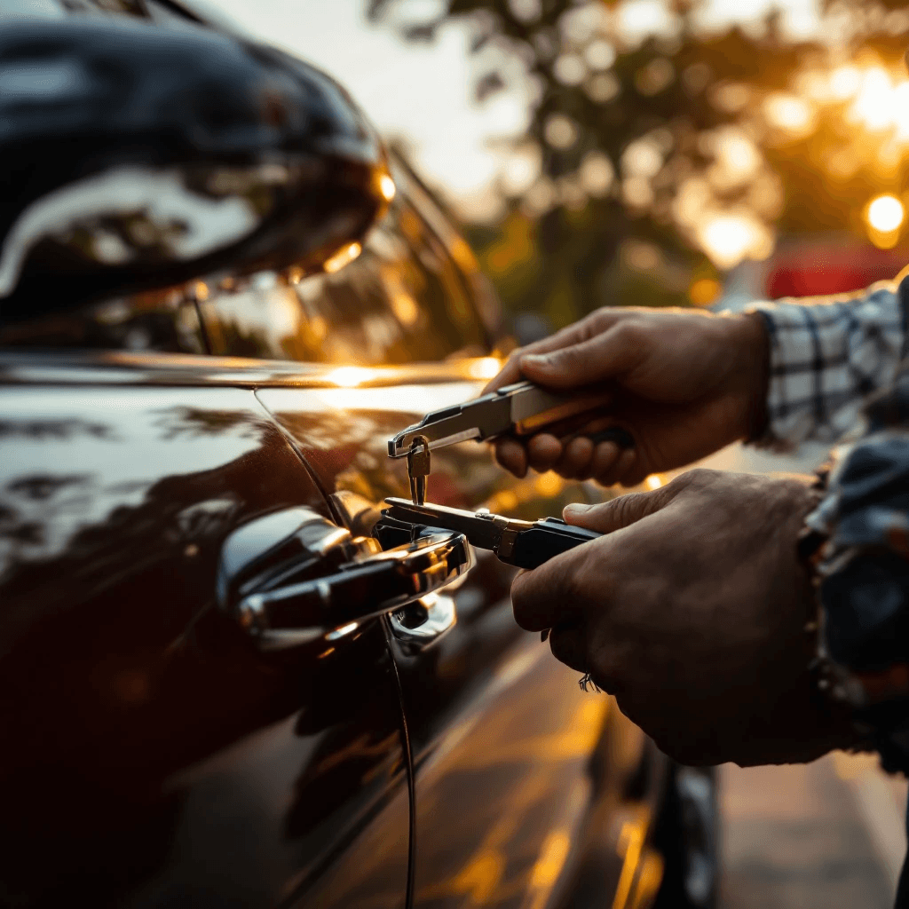 Professional locksmith team