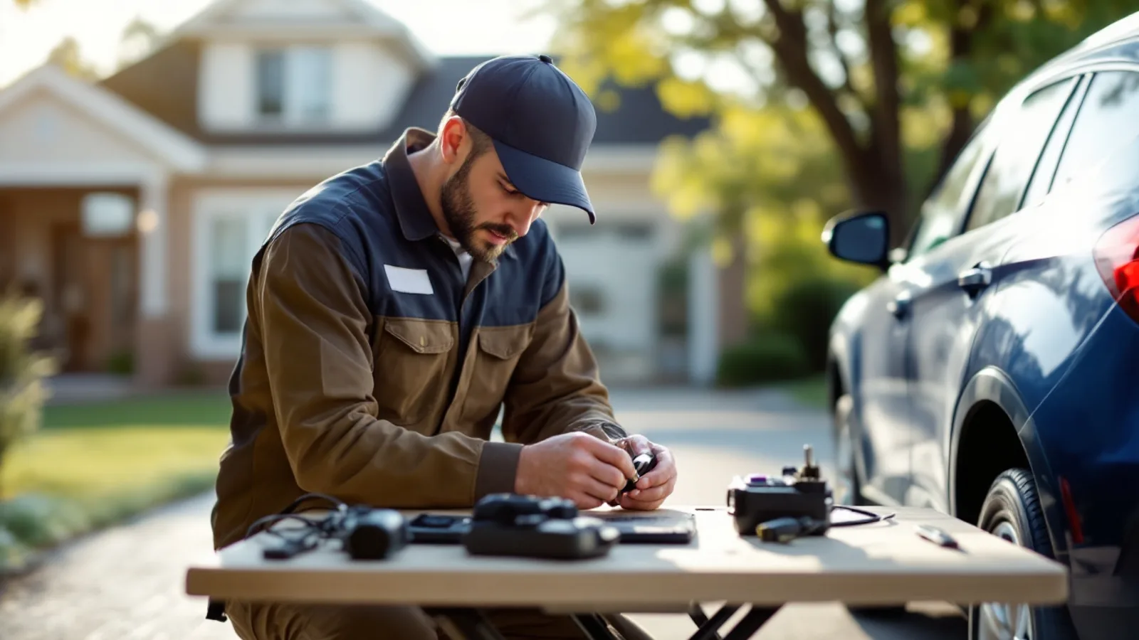 Mobile key cutting and programming for popular vehicle makes