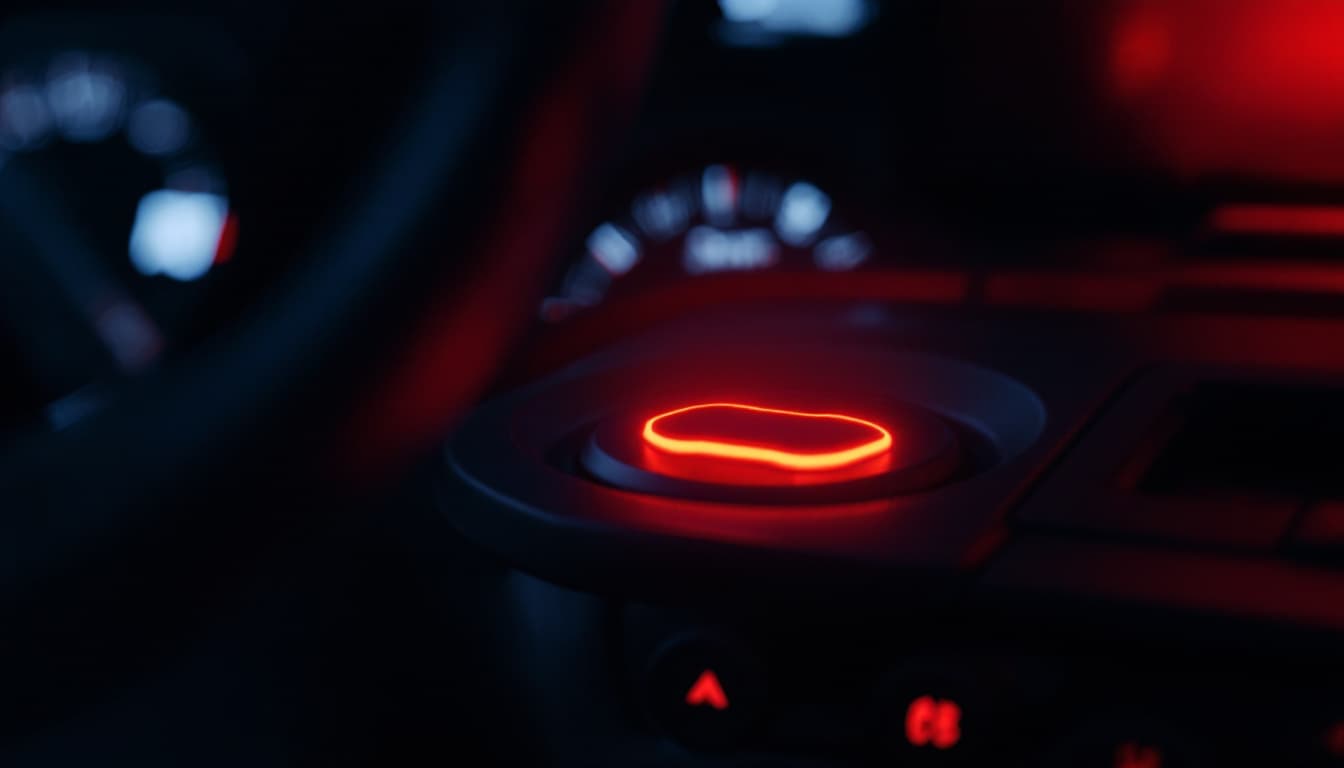 Dashboard security light illuminated on a vehicle during an immobilizer diagnosis in Keller TX