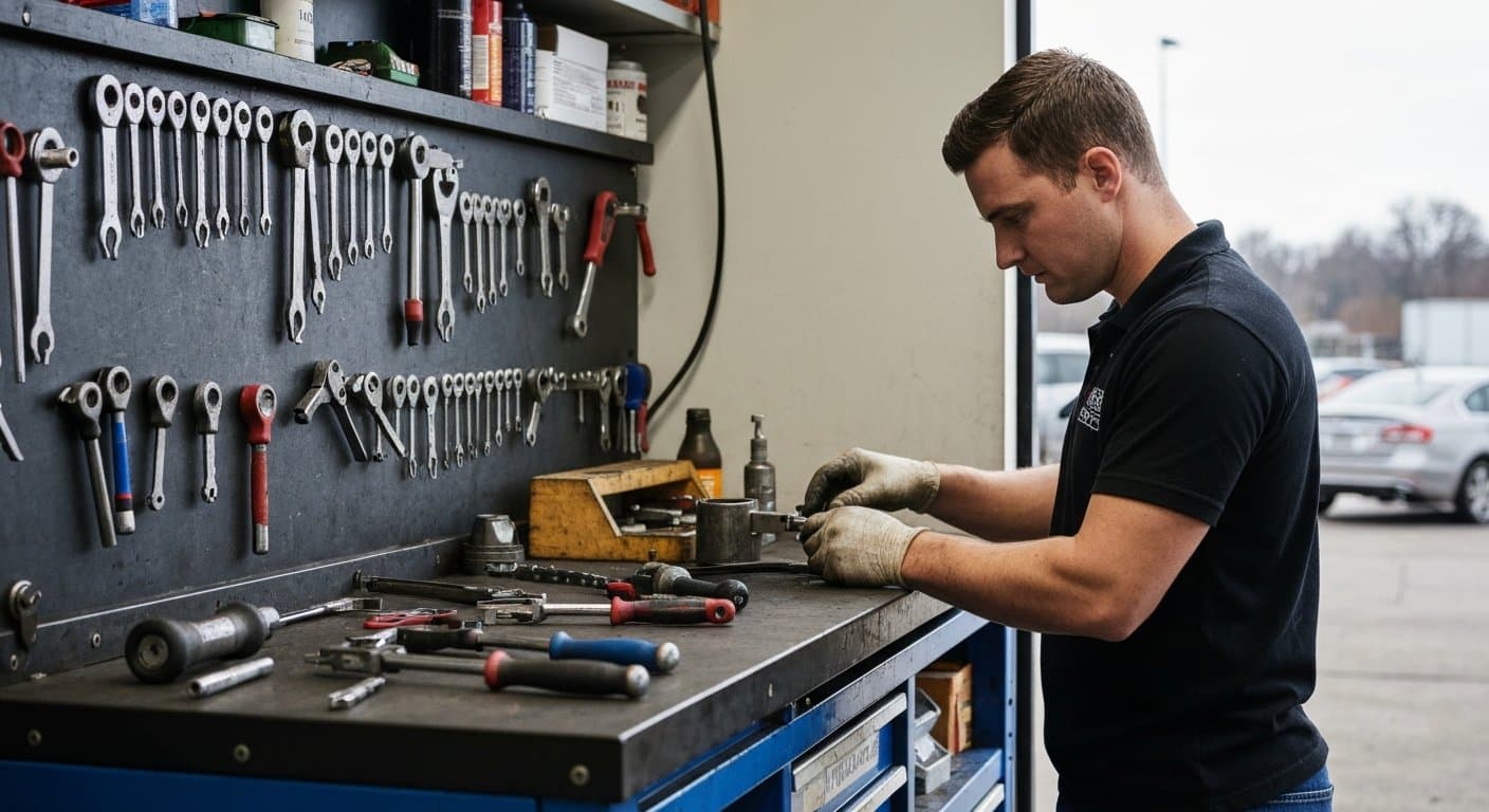automotive locksmith illustrating Keller Locksmith: Mobile Key Cutting & Programming